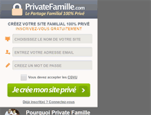 Tablet Screenshot of privatefamille.com